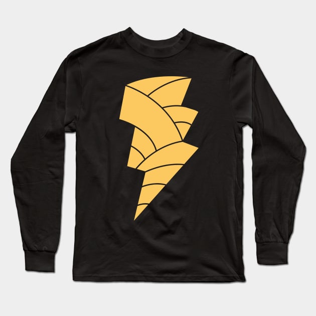 BLACK ADAM Long Sleeve T-Shirt by seventhirtytwo